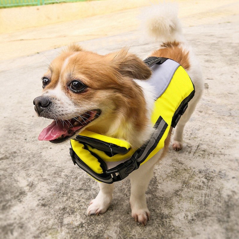Ensure Your Pet's Safety with the Pet Reflective Airbag Nylon Life Jacket